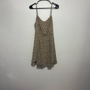 Floral Brown Women's Dress